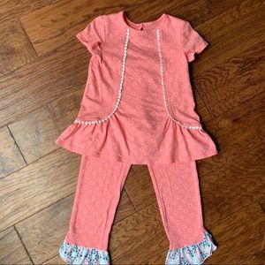 Apricot Tunic and leggings